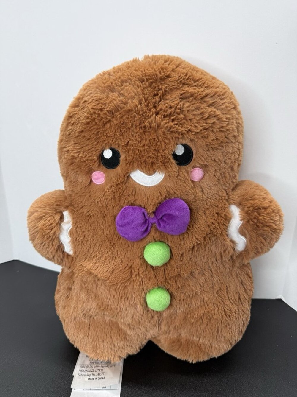 Squishable Gingerbread Man Holiday Christmas Cookie 16” Plush Toy